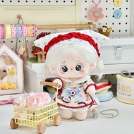 20cm Baby Clothes 20cm Normal Body Fat Body Cotton Doll Clothes Sweet Maid Clothes Doll Doll Replace