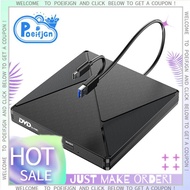 External CD/DVD Drive,Portable DVD Reader Writer ROM Drive,CD Burner External Disk Drive for Laptop 