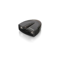 IOGEAR 2 Port USB 2.0 Switch - Auto Printer Switch - Manually or Auto Control - LEDs Indicate - Plug