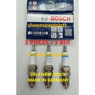 (3pcs) Perodua Kelisa / Kenari / Viva / Myvi 1.0 / Kancil 850 Injection BOSCH SUPER 4 FR78X / Double