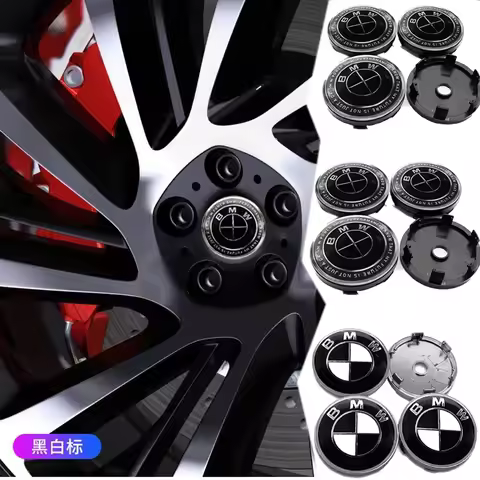 4Pcs 56mm 68mm Car Wheel Center Caps For BMW X1 X3 X5 X6 X7 1 3 5 6 7 Series G20 G30 G11 F15 F16 G01