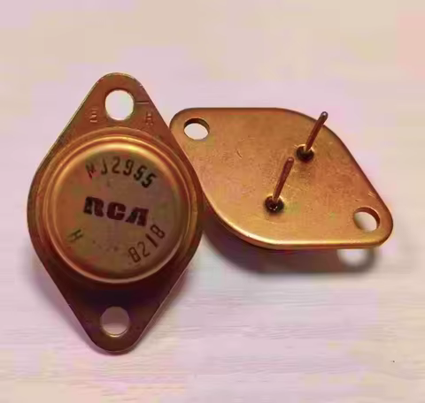 1PCS 2N2955 MJ2955 2N3055 RCA original TO-3 gold sealed iron case power amplifier triode
