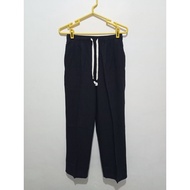 Preloved UNIQLO Linen Blend Easy Pants Navy