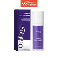Professional Purple Teeth Brightening Toothpaste 30ml with Glycerin Polyglycerol Sorbitol and Mint E