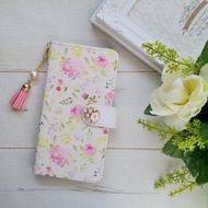 淡い花柄 スマホケース 手帳型 カード収納 iPhone 14 iPhone 15 iPhone 11 Galaxy S22 S21 S20 掀蓋手機套