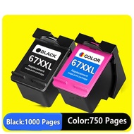 HP 67 HP 67XL HP 67XXL Ink Cartridge Refillable Ink for HP 1212 2724 2725 2700 2722 2723 2752 2755 2
