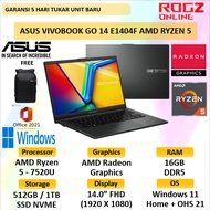 Asus Vivobook Go 14 AMD Ryzen 5 7520 16GB 1TB SSD W 11 + OHS 14 FULL HD Asus Vivobook Go 14 E1404FA