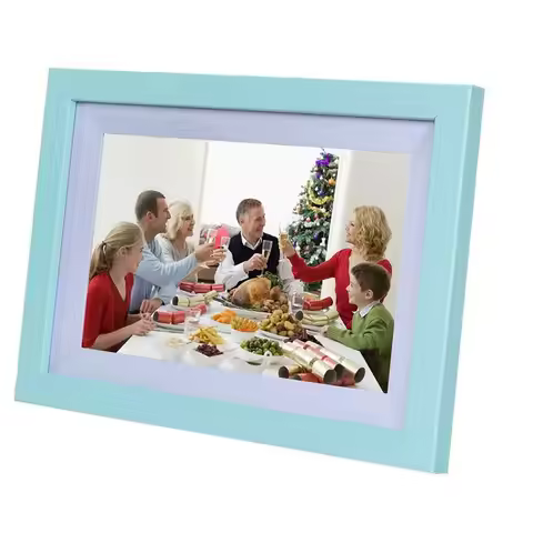 A28Q-10.1 Inch Digital Picture Frame Frameo Digital Photo Frame Wifi 16GB Large Storage HD IPS Touch
