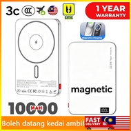 [3C Certified] 10000mAh Magnetic Wireless w/ 22.5W Fast Charge Built-in Cables Type-C Can be Taken o