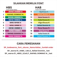 Plain name Label Sticker _ Pencil sticker_name Sticker