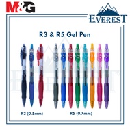[EVE] M&G R3 / R5 Retractable Gel Pen / Refill 0.5/0.7mm (1pc)