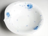 德國麥森Meissen 手繪藍花大碗27cm一級典藏品