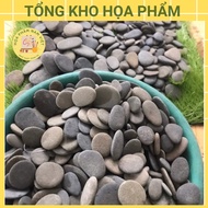 1kg of plain pebbles used to painting mixed stones in sizes 2cm, 3cm, 4cm, 5cm