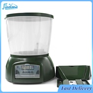 FunsLane 【Local delivery】Automatic Pond Fish Feeder Fish Food Dispenser Digital Aquarium Timer Feede