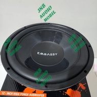 12 inch Subwoofer embassy es-1240 w dc 500 watts double coil