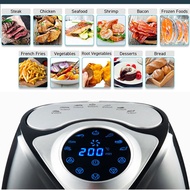 Air Fryer Oven Oilless Cooker 1300W 2.3 Quart with Digital Touch Screen Cookbook