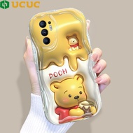 (Local Ready) UCUC Kasus hp Case Ponsel Untuk OPPO Reno 6 7 7Z 8 8Z 8T Pro 4G 5G kartun Beruang Stro