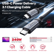 USB-C PD 3.1 240W Charging Cable C14110GY 2M