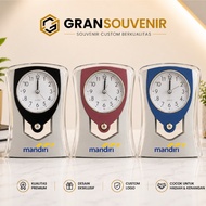 Custom print table clock - custom office table clock - souvenir table clock