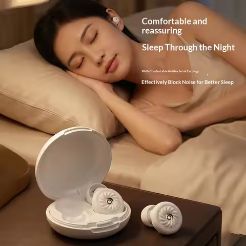 Earplugs for Sleep, Silicone Noise Cancelling Earplugs, Reusable Noise Cancelling 45dB, Sleep Earplu