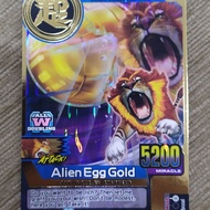 animal kaiser miracle card alien egg gold master apollo