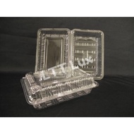 Kuih Container OPS H1 / Disposable Plastic Clear Bakery Container / Bekas Kuih (100pcs±)