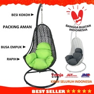 Inul Swing Hanging Synthetic Rattan Chair - Only Java Island