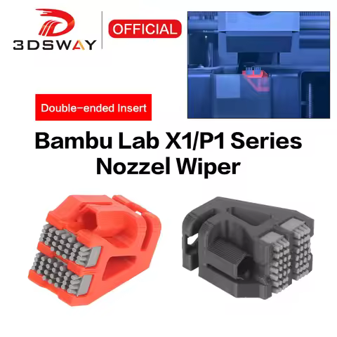 3DSWAY for Bambu Lab P1S P1 X1 Series Make Print Head Cleaner Nozzle Brush for 3D Printer Accessorie