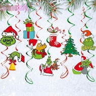 ☀FAS  Grinch Christmas Tree Decorations Green Monster Christmas Decorations Christmas Tree Hanging G