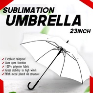 SUBLIMATION WHITE UMBRELLA 23inches