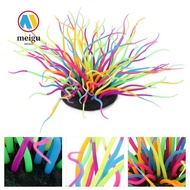 MEIGU Silicone Anemone Coral, Silicone Simulation Artificial Sea Anemone Coral, Ornament Colorful Lu