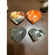 Assorted crystal hearts 4-7cm