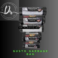 [ 1CARTON ]S GUSTO HEAVY DUTY GARBAGE BAG -PLASTIK SAMPAH BERKUALITI/SAIZ S-