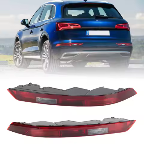 Rear Bumper Reflector Light Accessories For Audi Q5 2.0T 2017-2020 US Version Brake Fog Light Stop T