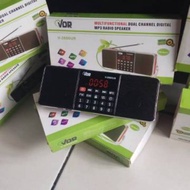 Dijual Speaker MP3 Player Radio FM Recharger VDR 2600 UR Limited