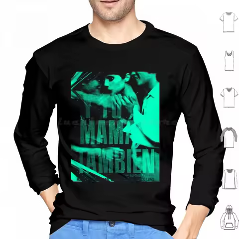 Y Tu Mama Tambien / Faded Poster Hoodie cotton Long Sleeve Movies Cinema Mexico Mexican Cinema Mexic
