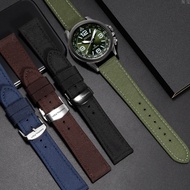HAMILTON HAMILTON Strap Khaki Field Air Navy Nylon Canvas Strap HAMILTON 22mm