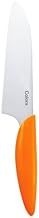 Pearl Metal F-2102 Stainless Steel Cooking Knife, 6.1 inches (155 mm), Orange Colors, Made in Japan