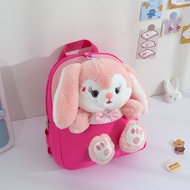 Cute Bunny Princess Plush School Bag
