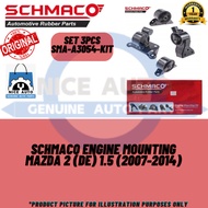 MAZDA 2 (DE) 1.5 (2007-2014) (AUTO) ENGINE MOUNTING KIT (SET) -SCHMACO
