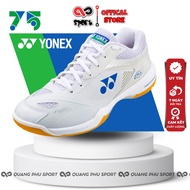 Yonex 75TH 65Z2 Men's and Women's Badminton Shoes, Elastic Rubber Sole, Anti-Ankle Overturn_White