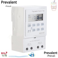 PREVALENT Programmable Timer, 30A Microcomputer Digital Timer Switch, Smart Home Automatic AC 220V 1