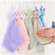Bunny hand towel Hand towel Rabbit hand towel/ 40x20 cm