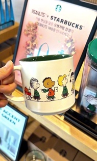 Snoopy 陶瓷杯 mug 🎀  韓國🇰🇷 STARBUCKS X SNOOPY 系列 2026 🎃 Pumpkin Peanuts Mug 414ml Charlie Brown Linus Lu