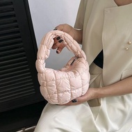 ✈ 2023 new COS bag Korean limited candy color micro mini cloud bag pleated dumpling bag handbag female