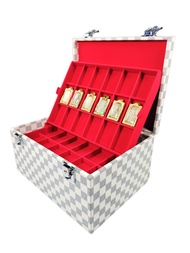 กล่องพระ  Size m 5 ชั้น90ช่องสีดํา กล่องพระ กล่องเก็บพระ กล่องใส่พระ กล่องพระเครื่อง กล่องจัดเก็บวัตถุมงคล กล่องสะสมพระzeM1)/amulet box