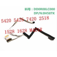 Suitable for Dell 14R 5420 7420 5425 1528 M421R Screen Cable Screen Cable 0H58TK