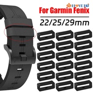 1 Piece for Garmin Series Detachable Silicone Abrasion Resistant Smartwatch Strap Loop Universal Replaceable Electronic Watch Band Fixed Ring Part