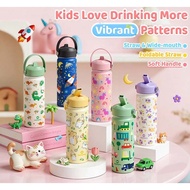 18oz Kids Tumbler Thermos Bottle Kids Botol air budak SUS Water Bottle Aquaflask Tumbler Cute Tumble