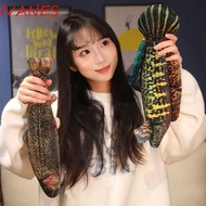 IVANES Simulation Fish Plush Pillow, Perch Grouper Cartoon Fish Plush Toy, Fish Stuffed Doll Stuffed